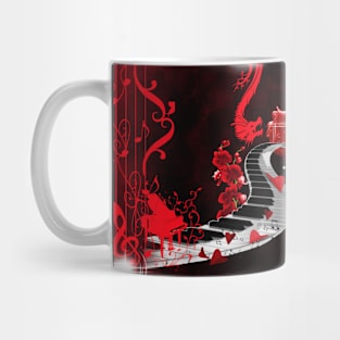Wonderful pianos and dragons Mug